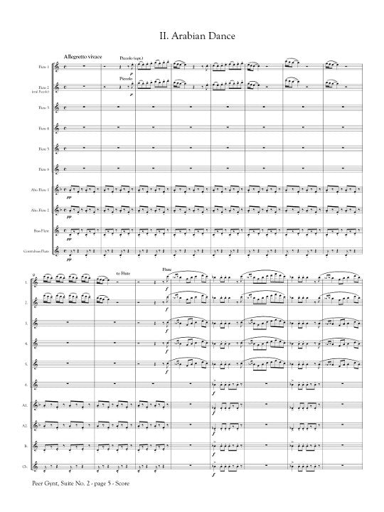 Grieg, E :: Peer Gynt Suite No. 2 op. 55