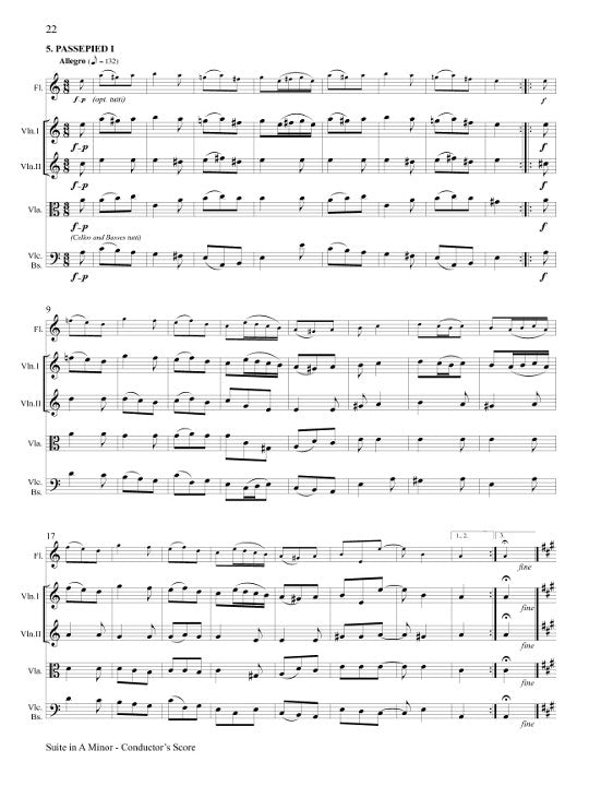 Telemann, GP :: Suite in A Minor