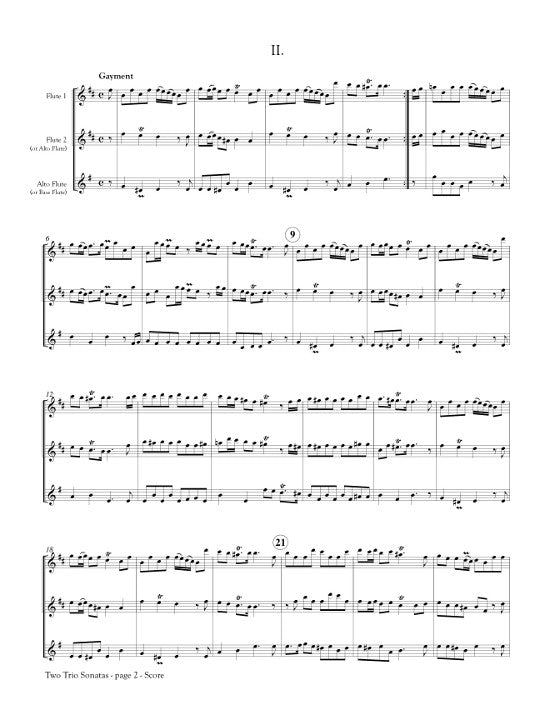 Boismortier, JB :: Two Trio Sonatas
