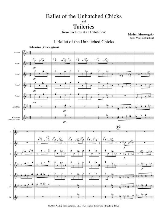 Mussorgsky, M :: Ballet of the Unhatched Chicks and Tuileries from 'Pictures at an Exhibition'
