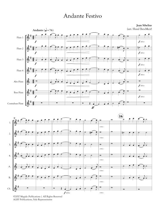 Sibelius, J :: Andante Festivo