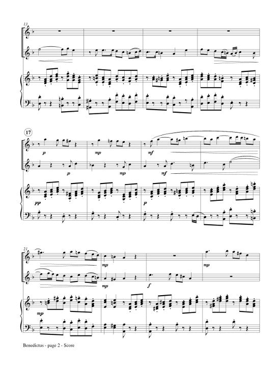 Saint-Saens, C :: Benedictus from Christmas Oratorio