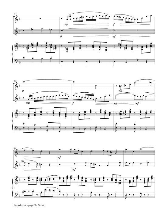 Saint-Saens, C :: Benedictus from Christmas Oratorio