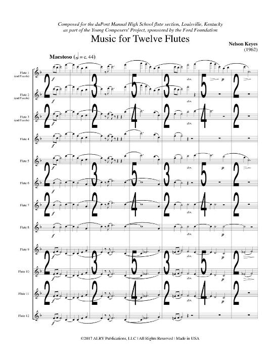 Various :: Music for Twelve Flutes