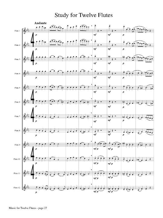 Various :: Music for Twelve Flutes