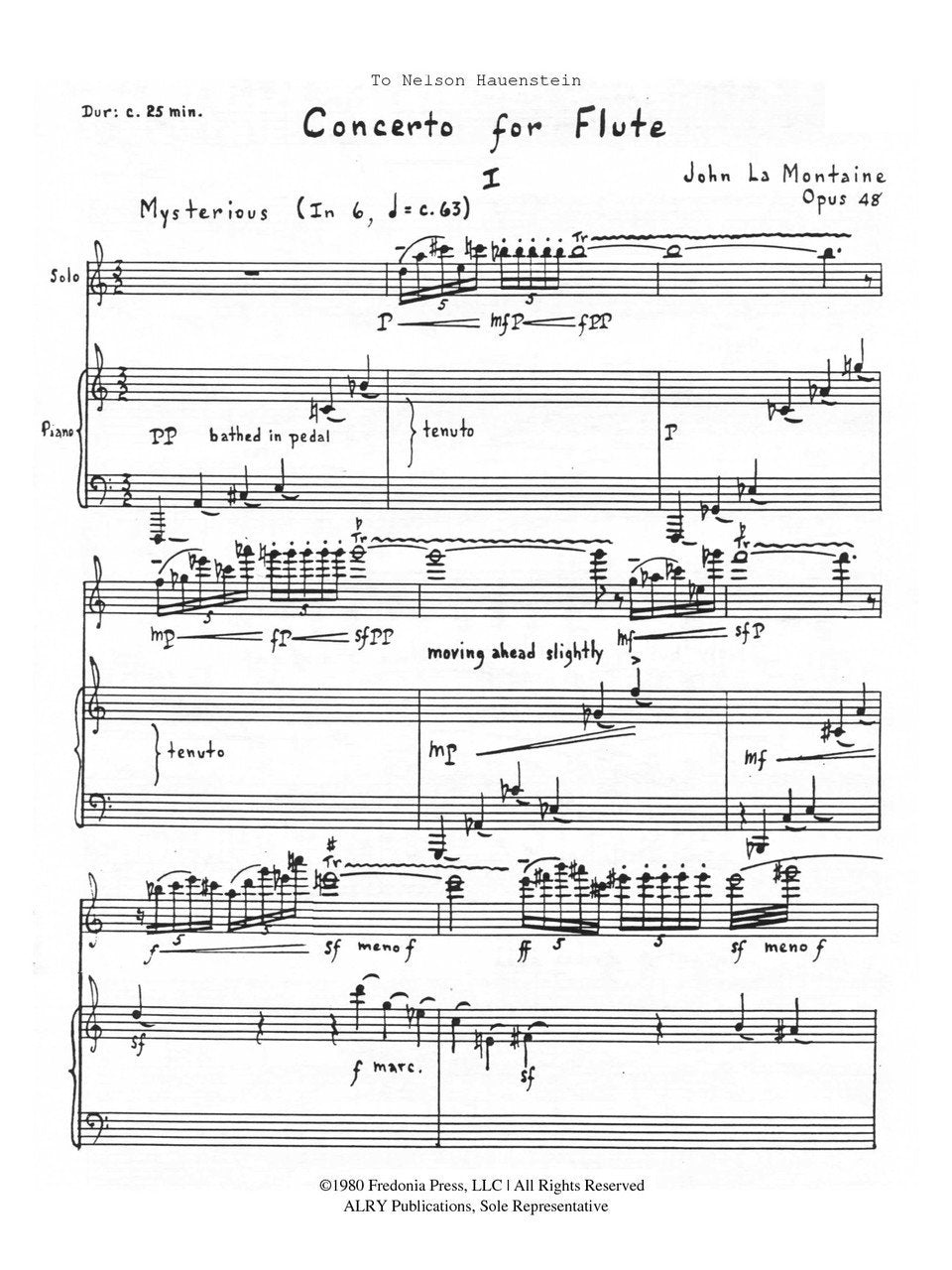 La Montaine, J :: Concerto op. 48