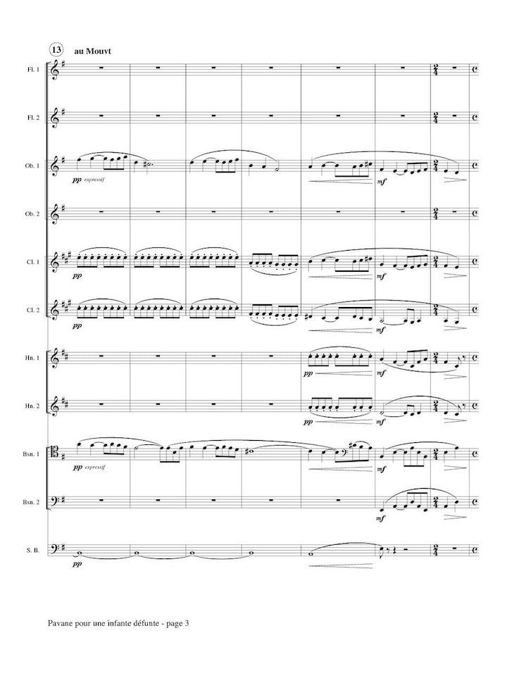 Ravel, M :: Pavane pour une infante defunte (Pavane for a dead princess)