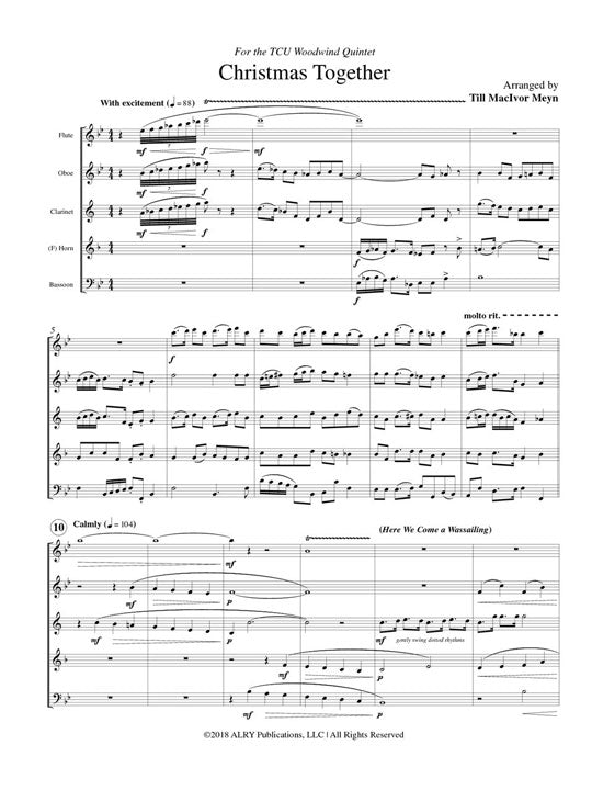 Traditional :: Christmas Together: A medley of familiar tunes