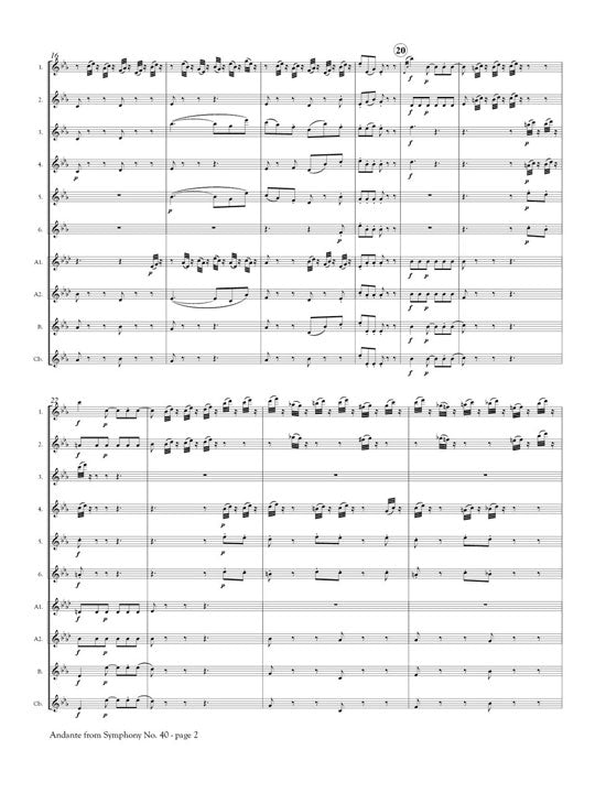 Mozart, WA :: Andante from Symphony No. 40, K. 550
