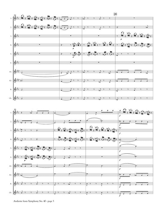 Mozart, WA :: Andante from Symphony No. 40, K. 550
