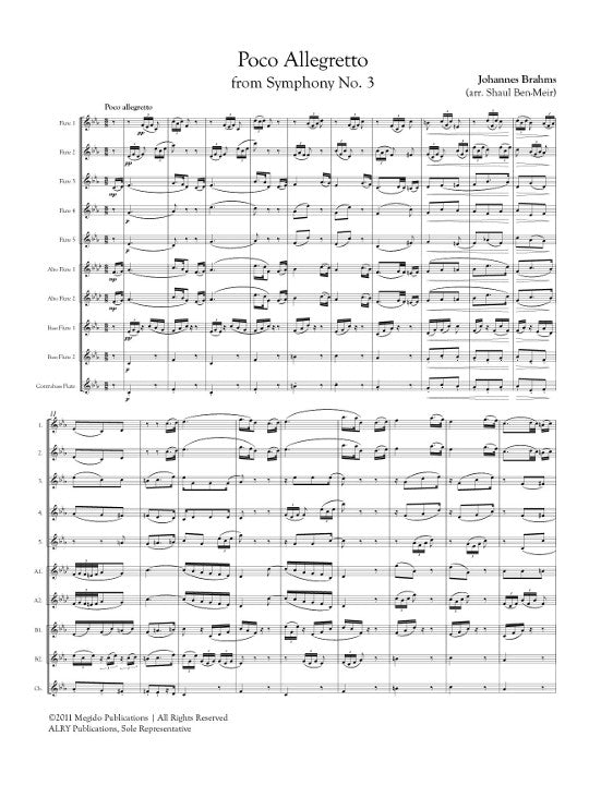 Brahms, J :: Poco Allegretto from Symphony No. 3