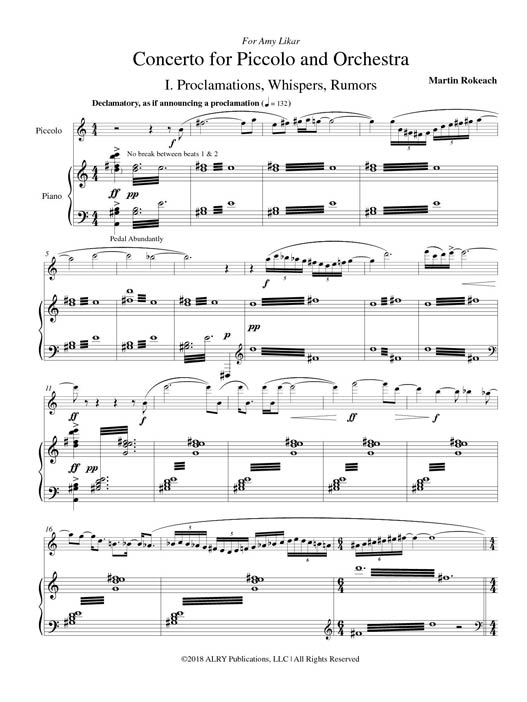 Rokeach, M :: Concerto