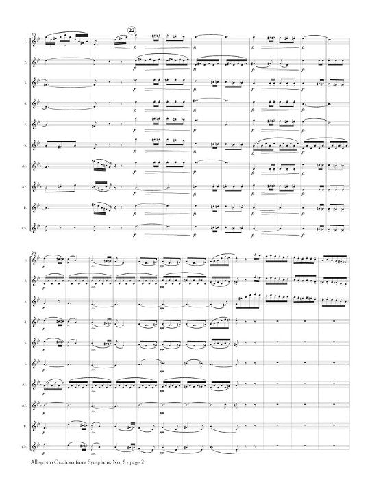 Dvorak, A :: Allegretto Grazioso from Symphony No. 8