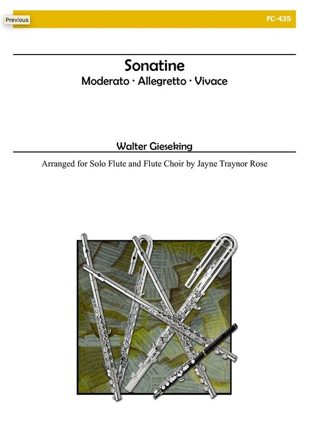 Gieseking, W :: Sonatine