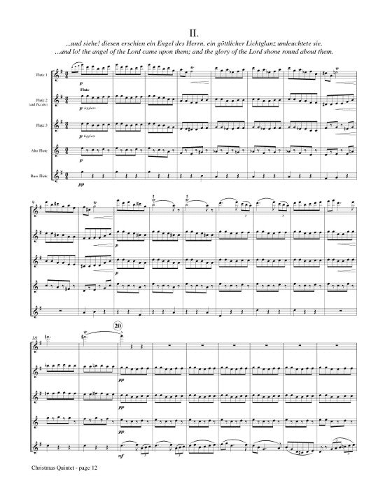 Brandts-Buys, J :: Christmas Quintet (Quintet in D - 'Weihnacht')