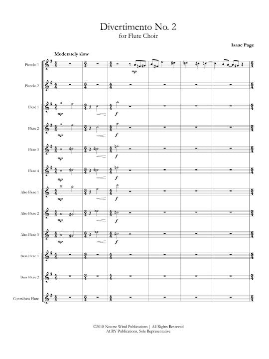 Page, I :: Divertimento No. 2