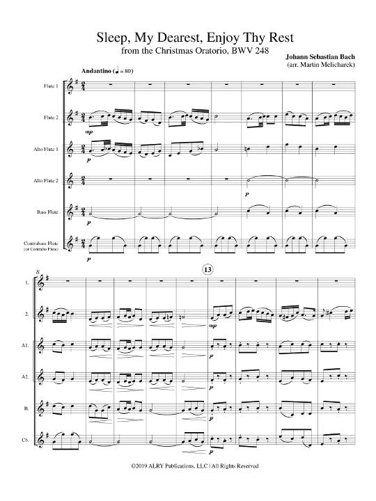 Bach, JS :: Sleep, My Dearest, Enjoy Thy Rest from the Christmas Oratorio, BWV 248