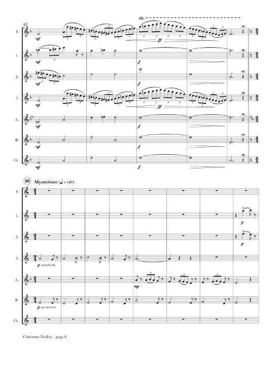 Taubner, D :: Christmas Medley: Four Carols with Variations