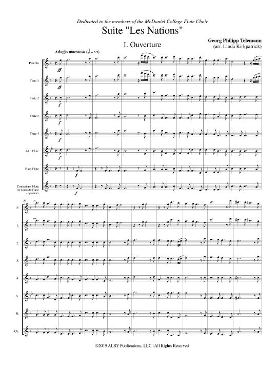 Telemann, GP :: Suite 'Les Nations'