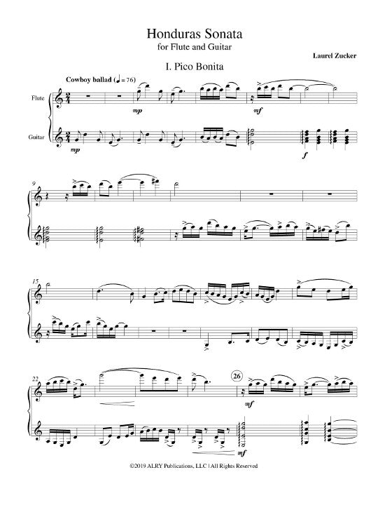 Zucker, L :: Honduras Sonata