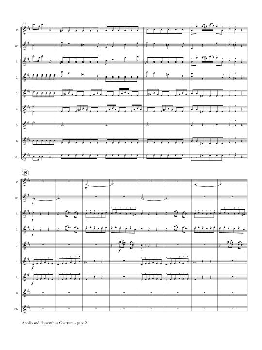 Mozart, WA :: Apollo and Hyacinthus Overture