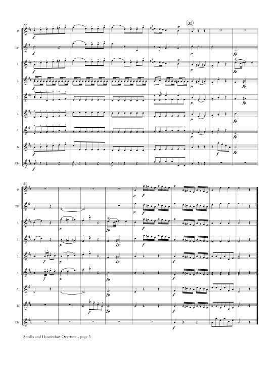 Mozart, WA :: Apollo and Hyacinthus Overture