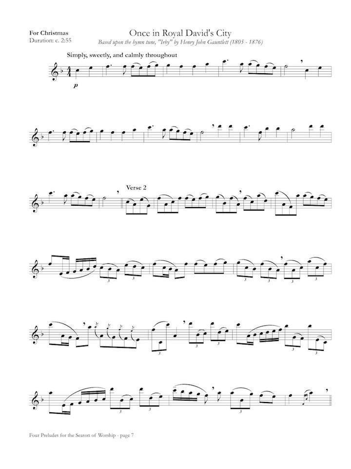 Nourse, N :: Four Preludes for the Season of Worship