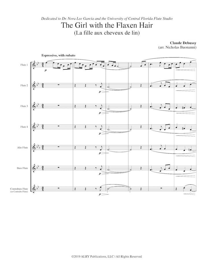 Debussy, C :: The Girl with the Flaxen Hair (La fille aux cheveux de lin)