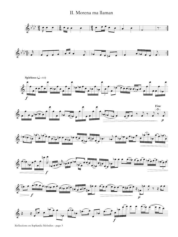 Loeb, D :: Reflections on Sephardic Melodies
