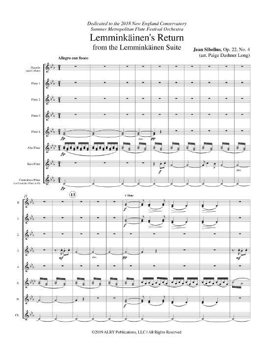 Sibelius, J :: Lemminkainen's Return from the Lemminkainen Suite