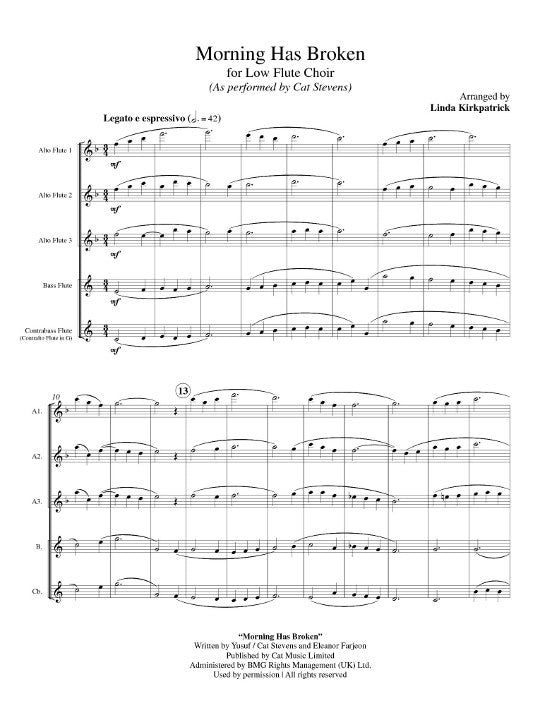 Traditional :: Morning Has Broken (as performed by Cat Stevens)