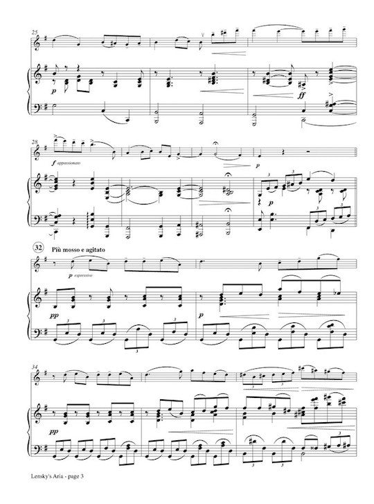 Tchaikovsky, PI :: Lensky's Aria (from the opera Eugene Onegin)