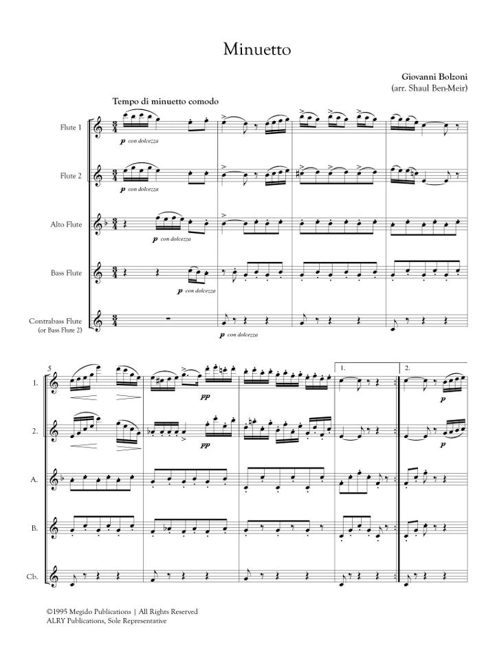 Bolzoni, G :: Minuetto