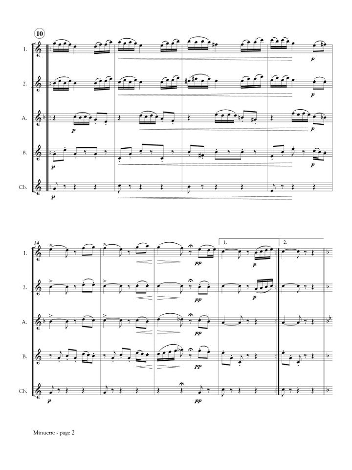 Bolzoni, G :: Minuetto