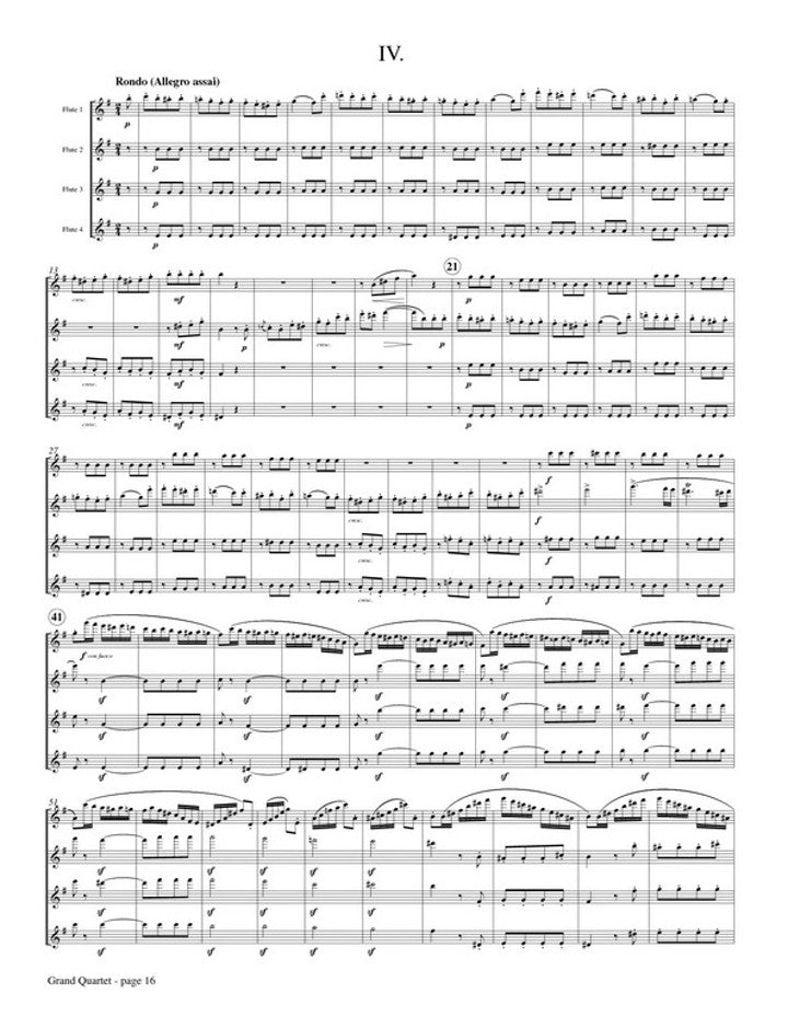 Kuhlau, F :: Grand Quartet in E minor, op. 103