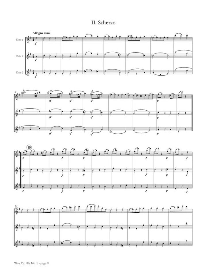 Kuhlau, F :: Trio No. 1 in E minor, Op. 86
