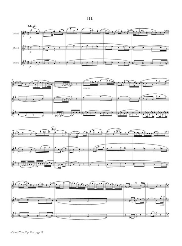 Kuhlau, F :: Grand Trio in B minor, Op. 90
