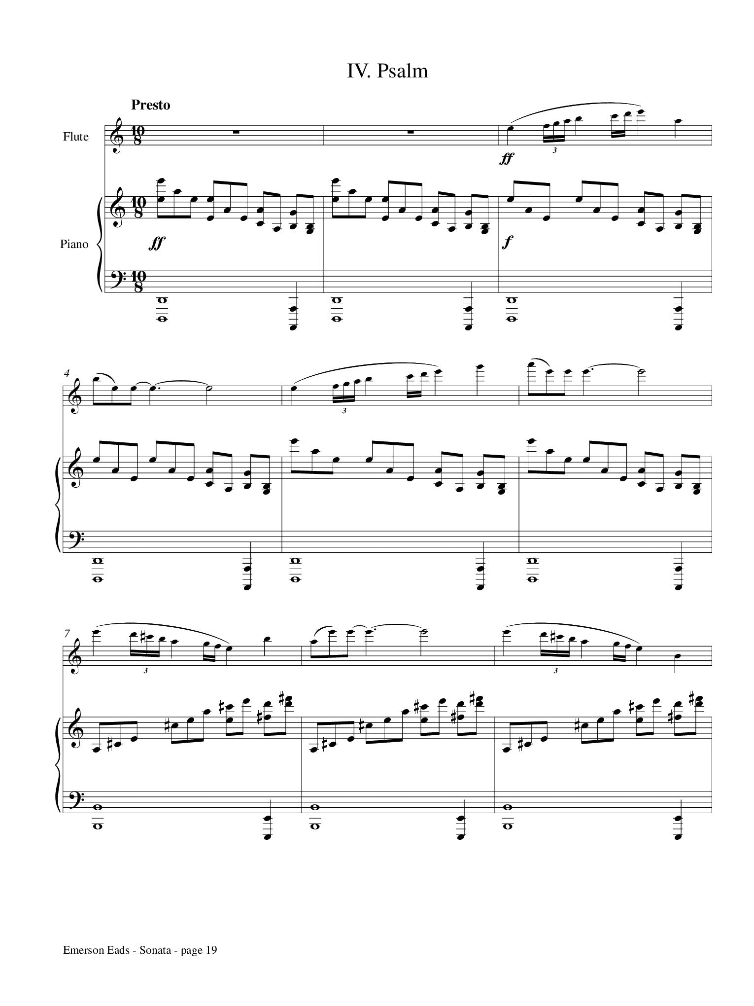 Eads, E :: Sonata