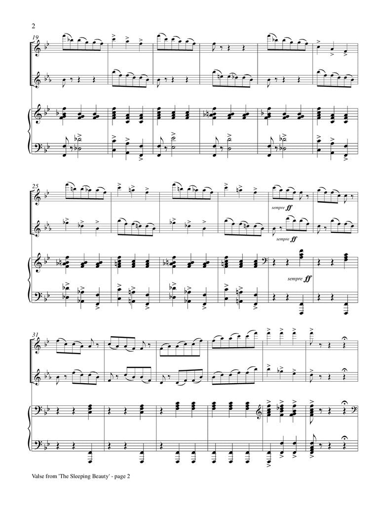Tchaikovsky, P :: Valse from The Sleeping Beauty