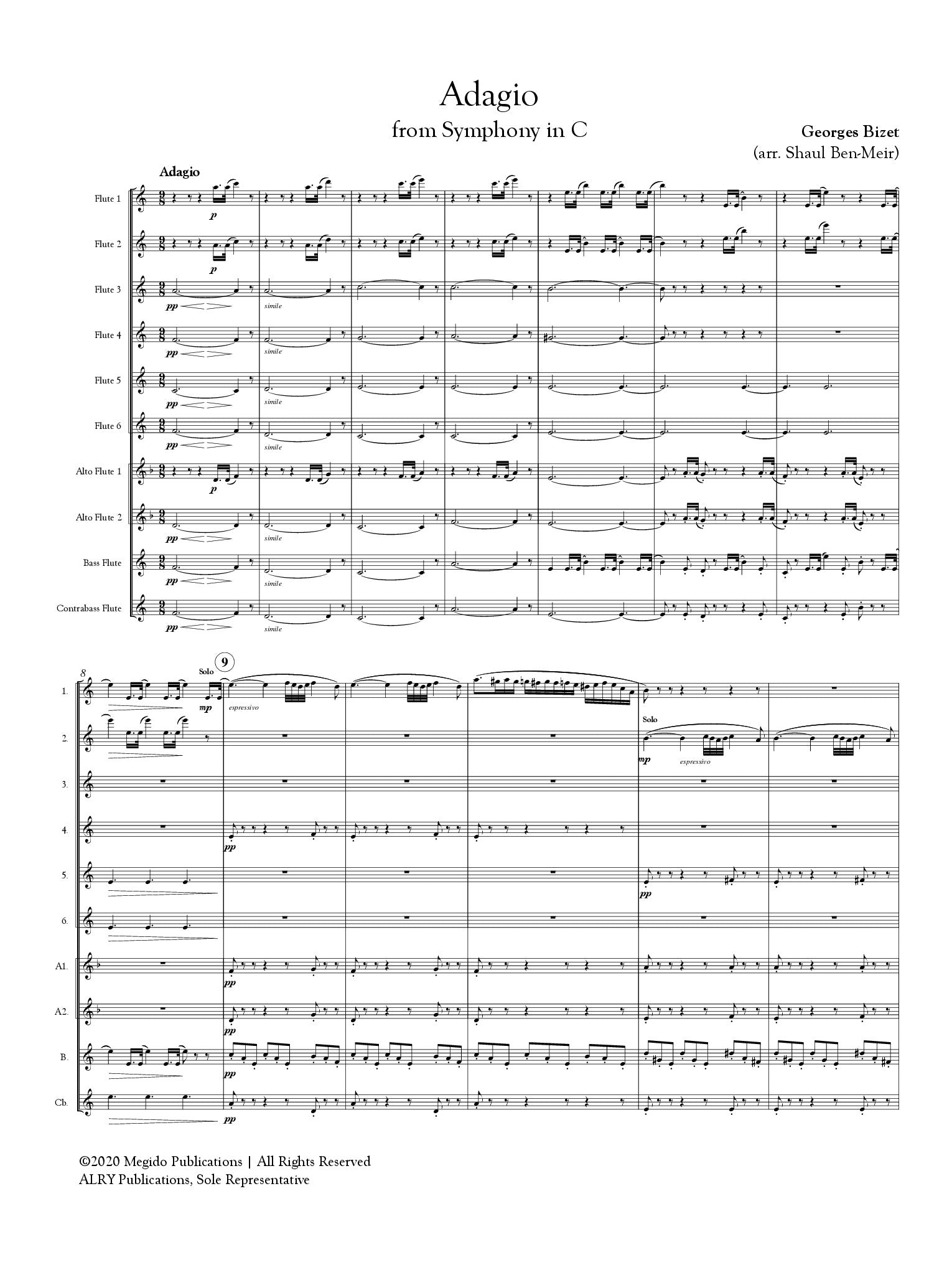 Bizet, G :: Adagio from Symphony in C