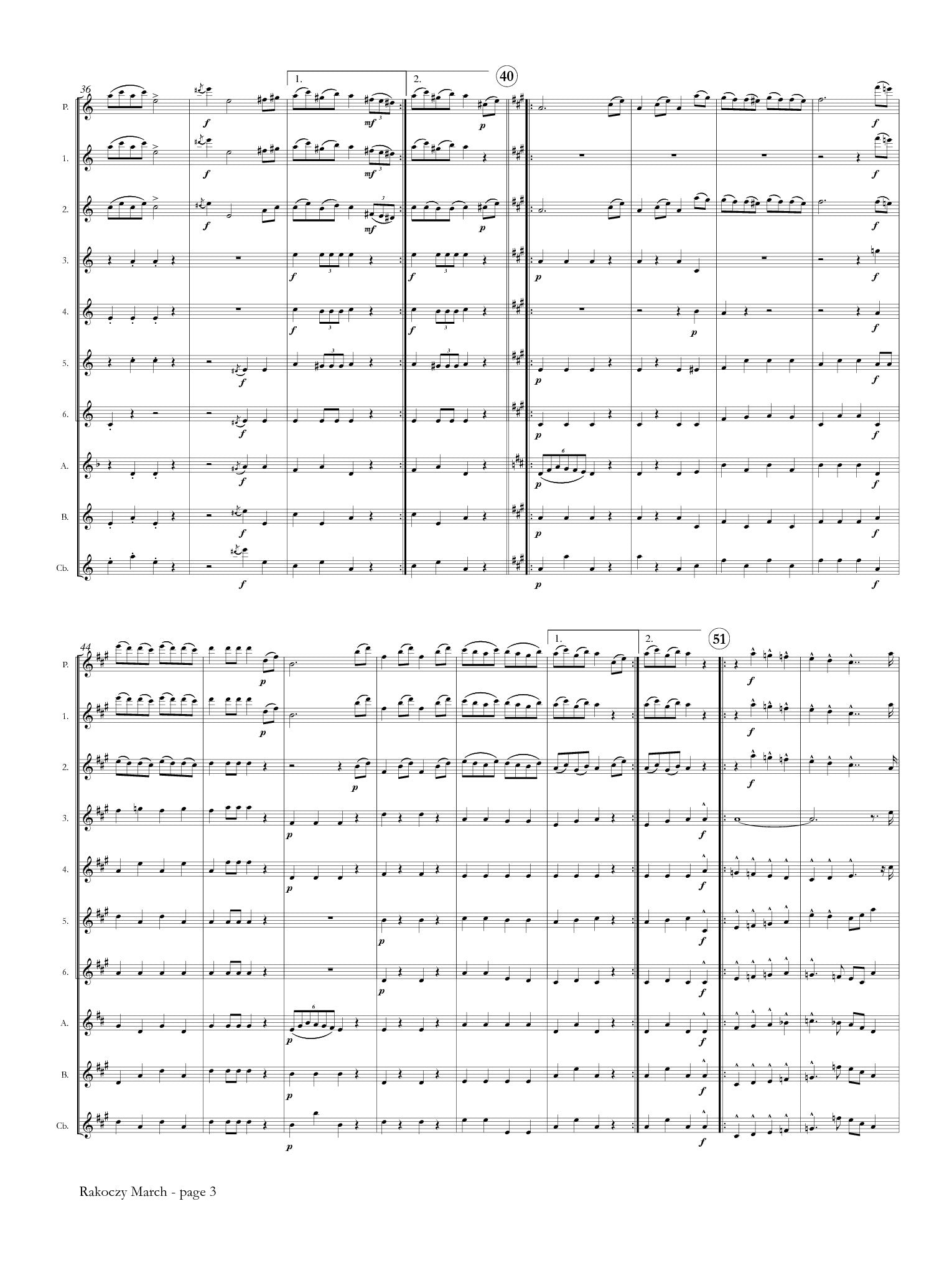 Berlioz, H :: Rakoczy March