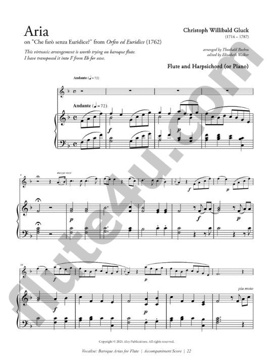 Various :: Vocalise: Baroque Arias for Flute