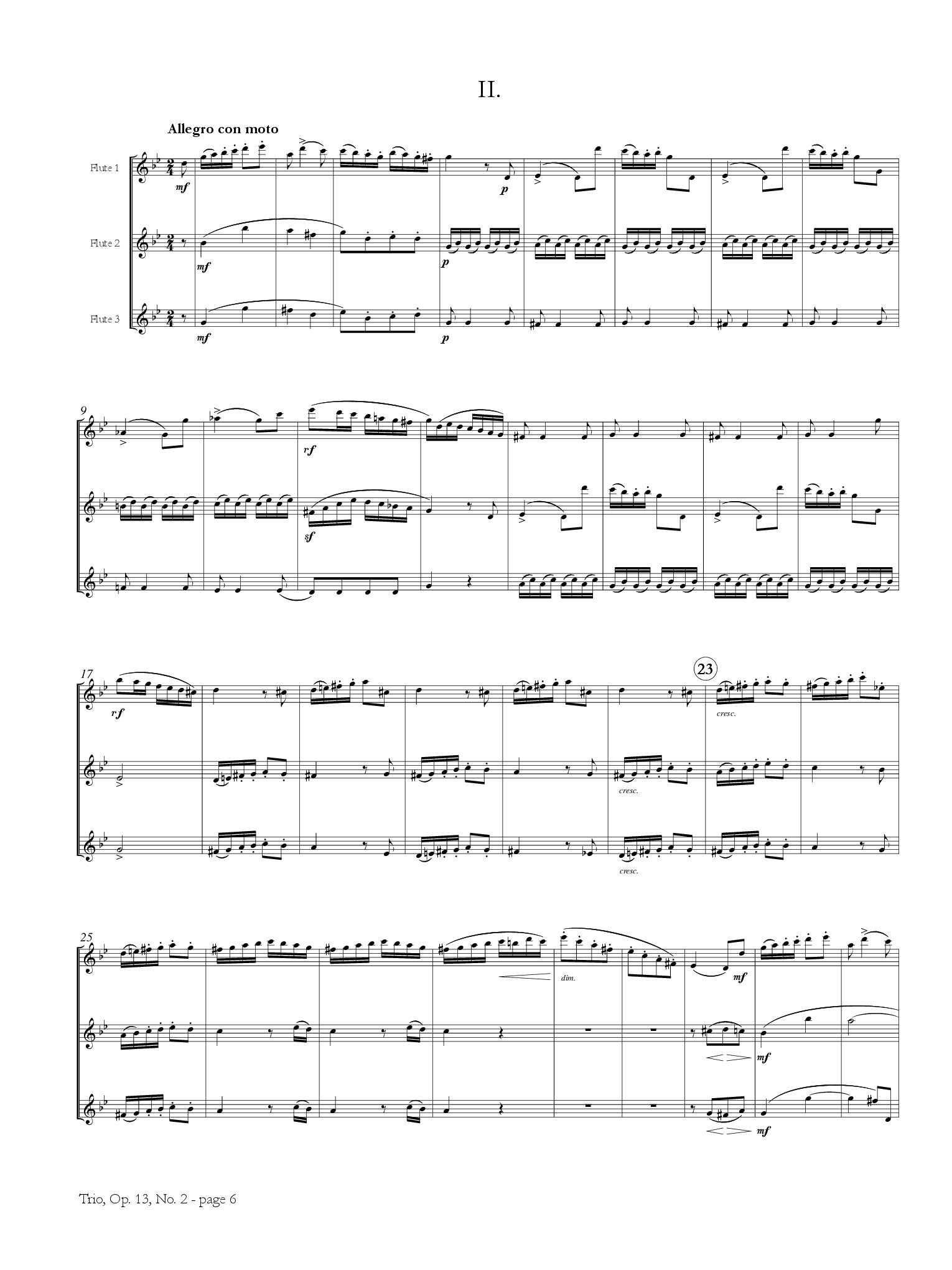 Kuhlau, F :: Trio No. 2 in G minor, Op. 13
