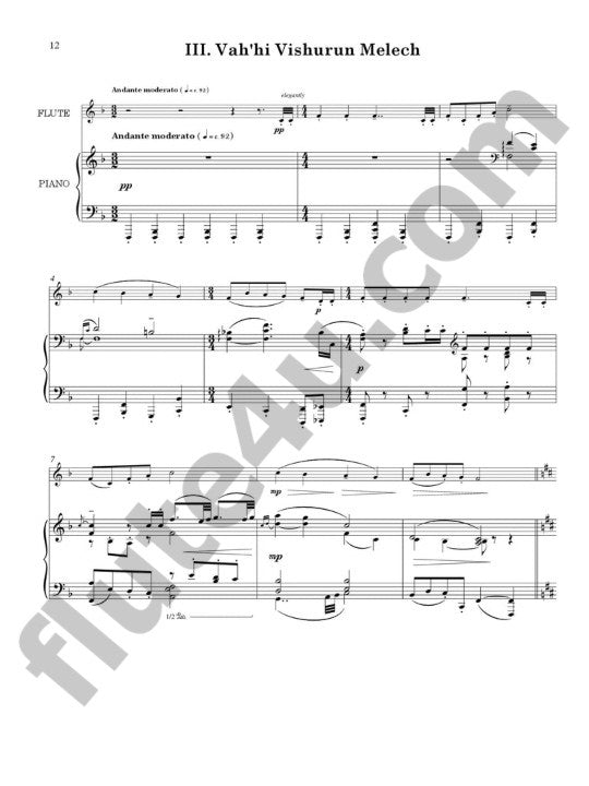 Schoenfeld, P :: Six Improvisations on Hassidic Melodies