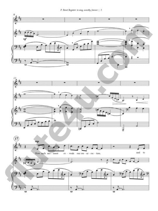 Register, PB :: to sing, sweetly, forever