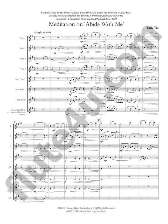 Via, K :: Meditation on 'Abide with Me'