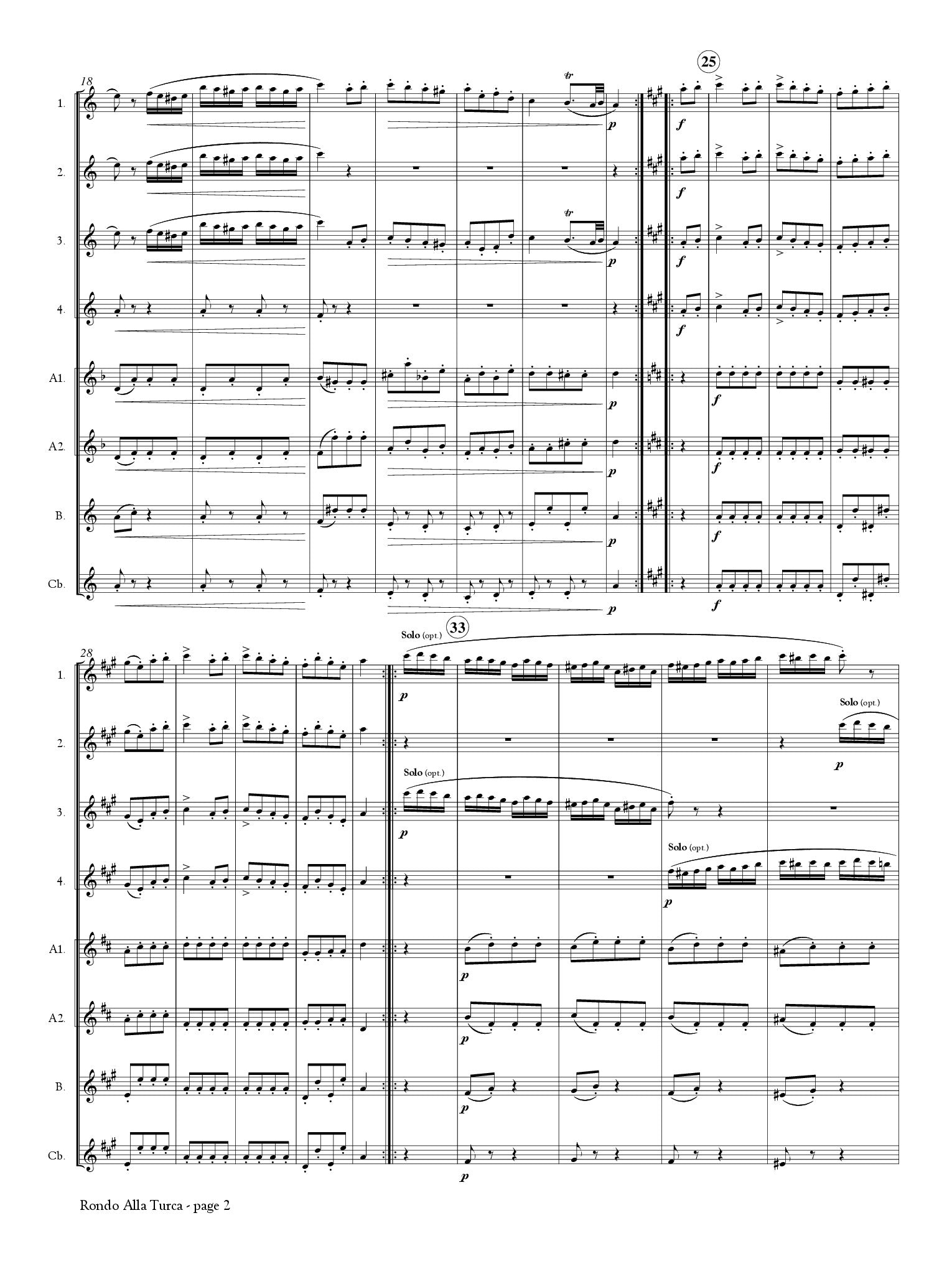 Mozart, WA :: Rondo Alla Turca from Piano Sonata No. 11 in A Major, K. 331