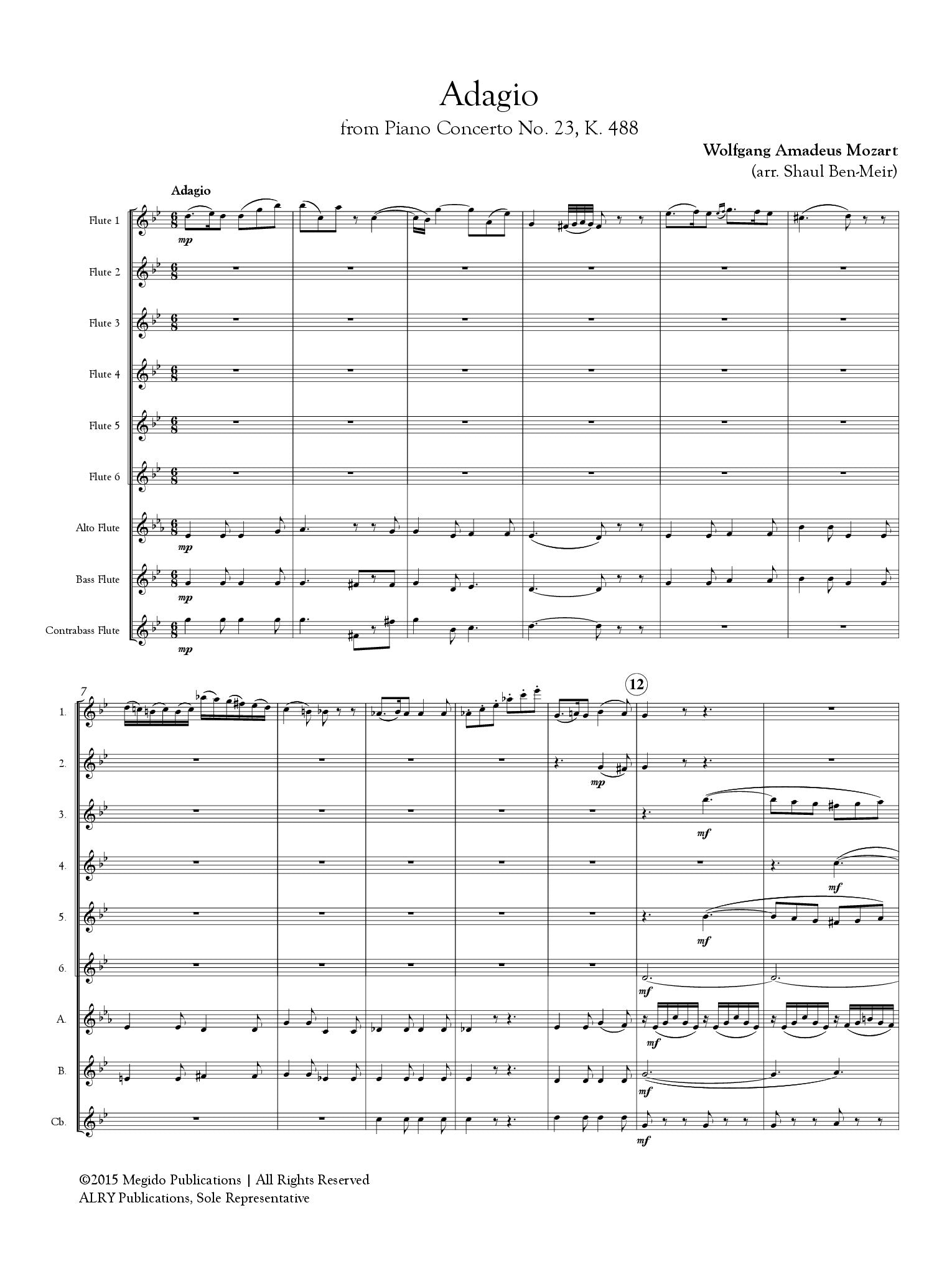 Mozart, WA :: Adagio from Piano Concerto No. 23, K. 488