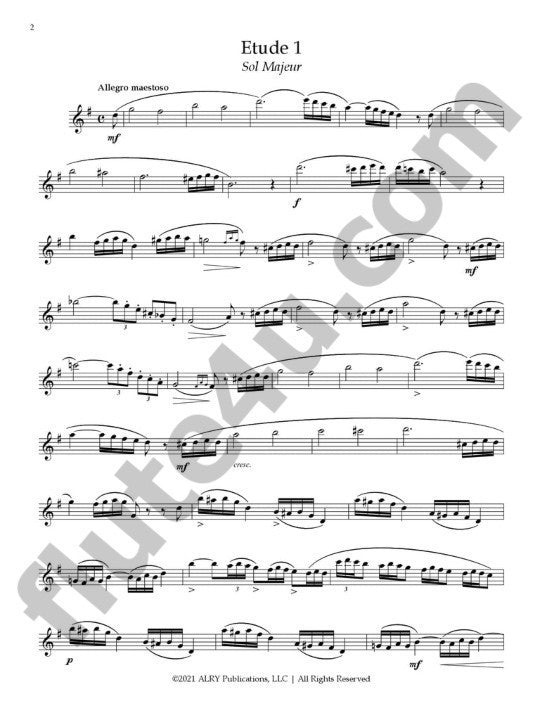 Cottignies, C :: 12 Etudes pour la flute, op. 53