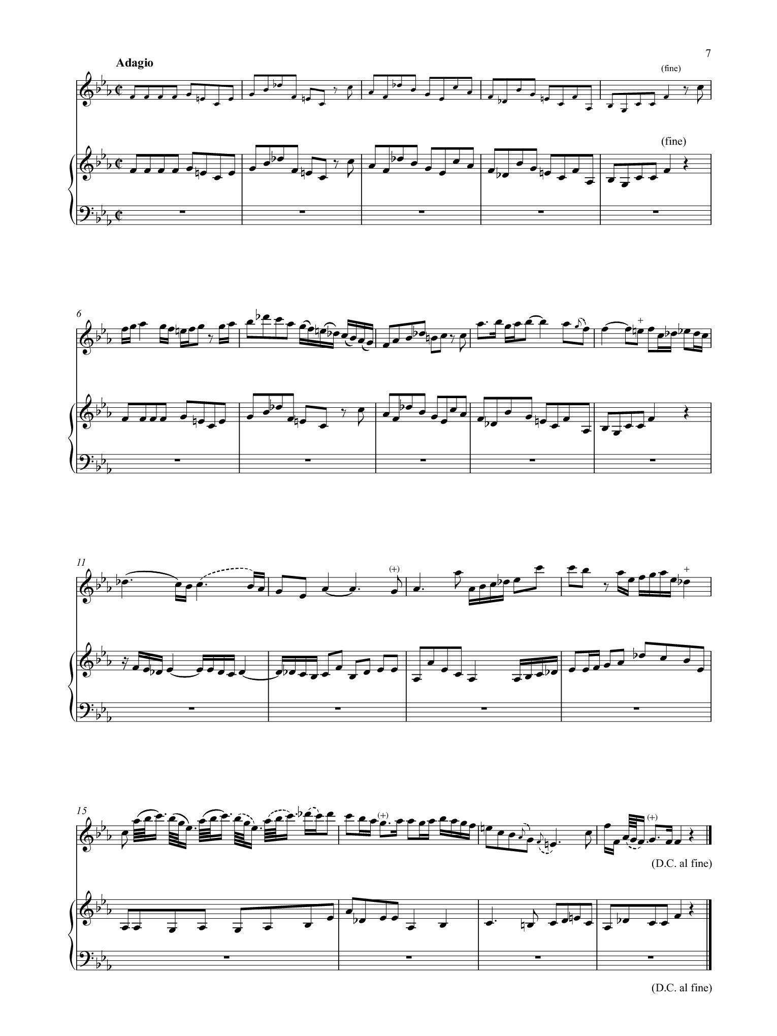 Buffardin, PG :: Concerto in F Minor